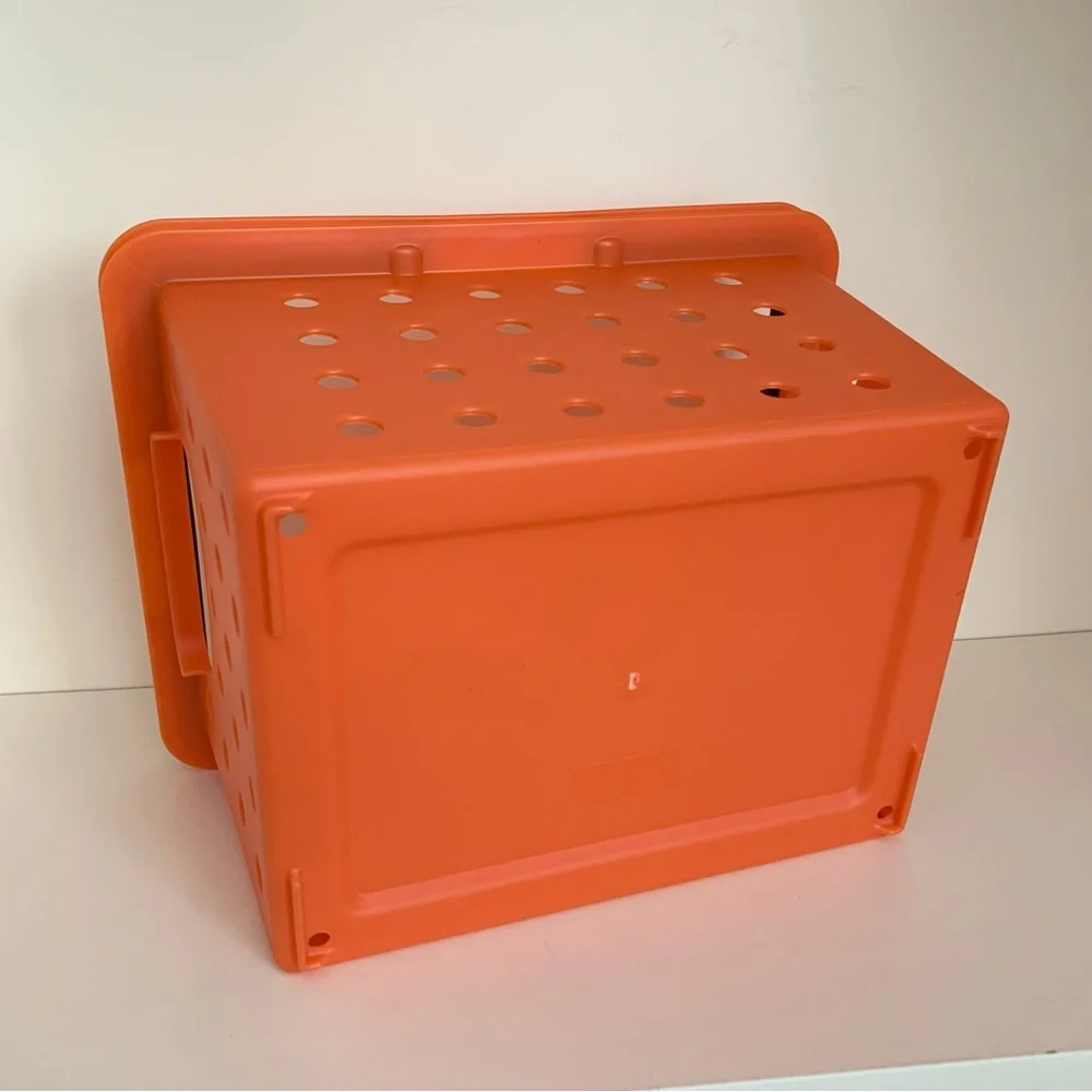 New vintage Orange bucket made in USA